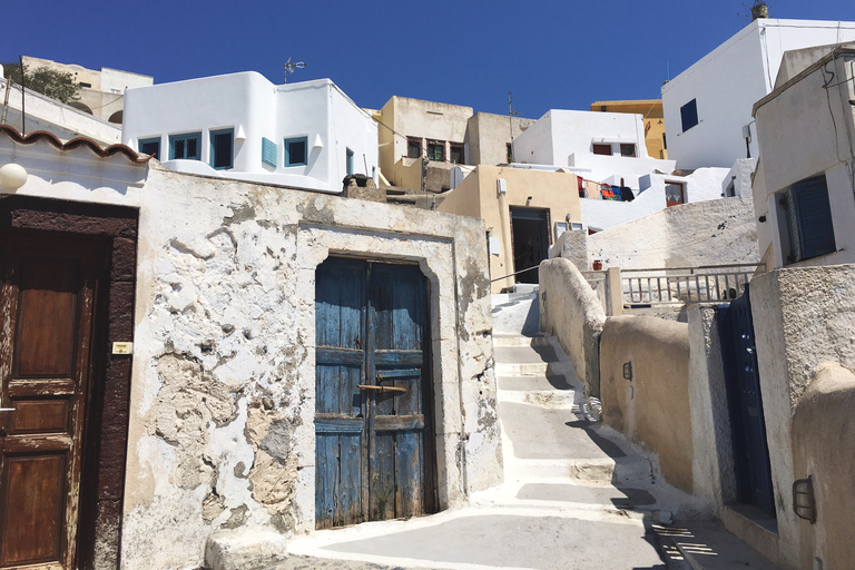 Santorini: Excursão particular às aldeias tradicionais e AkrotiriTV&amp;AEX: Sem uma visita guiada em Akrotiri