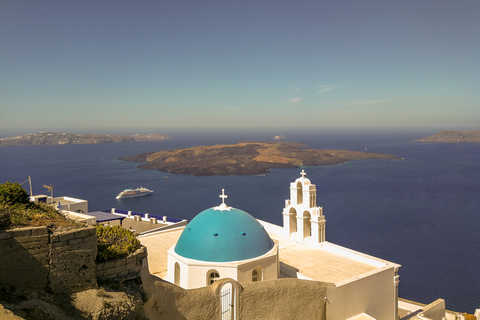 Desde Santorini: Visita guiada matinal a Oia con desayuno