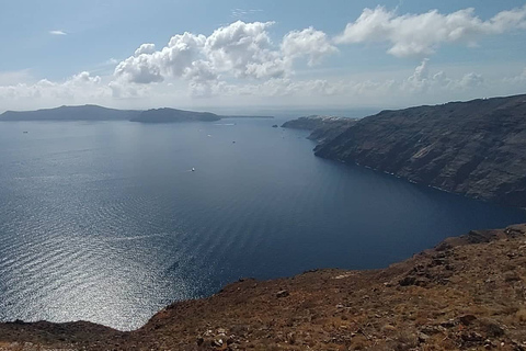 Desde Santorini: Visita guiada matinal a Oia con desayuno