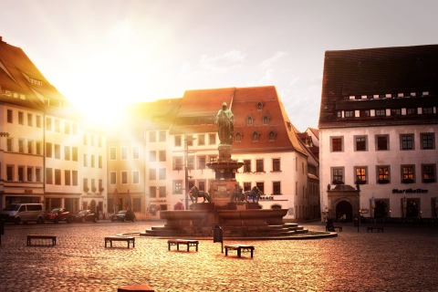 Freiberg: Old Town Scavenger Hunt and Walking Tour Shipping within Germany