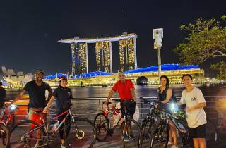 Singapur: Marina Bay Nacht-Tour mit dem Fahrrad
