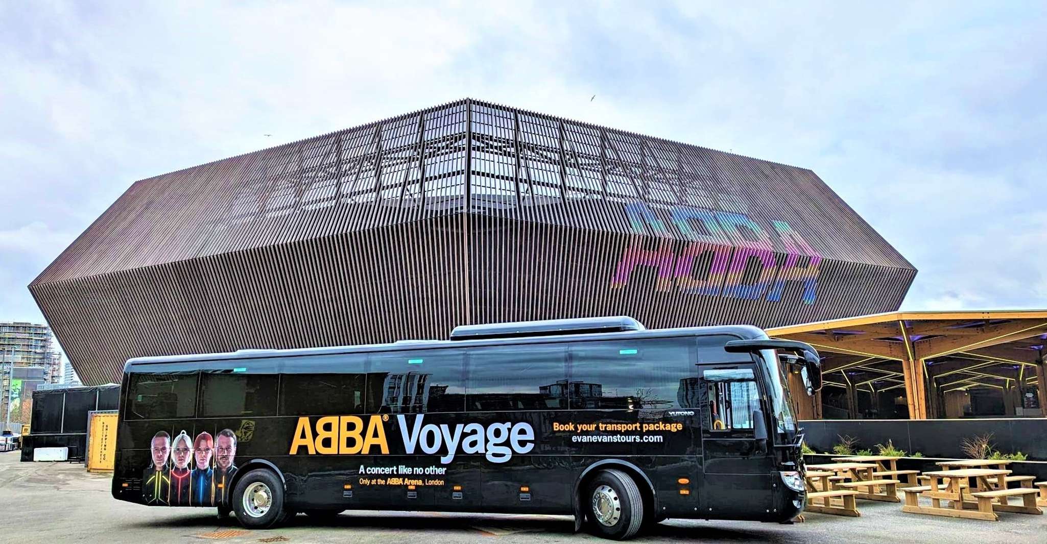 London, ABBA Voyage Express Bus and Concert Ticket - Hizvo
