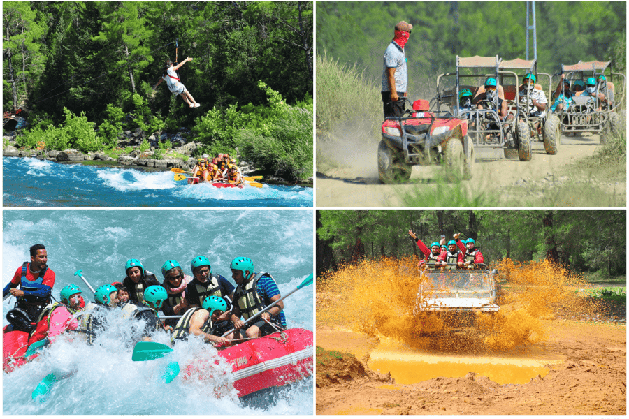 Alanya: Rafting, Zipline, Quad, Buggy, Jeep Tour mit Mittagessen. Foto: GetYourGuide