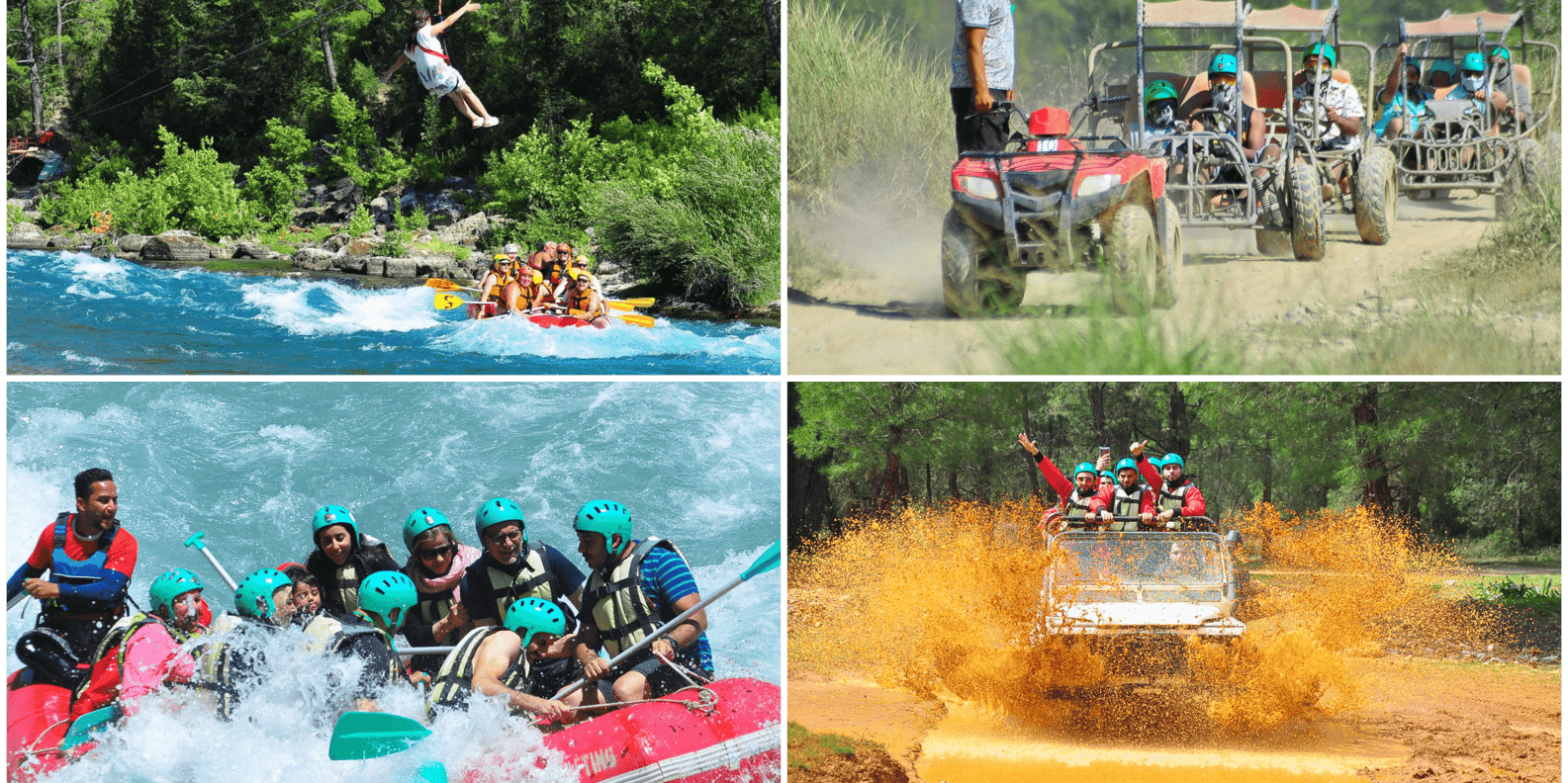 Rafting e aventura de safári de jipe no Koprulu Canyon