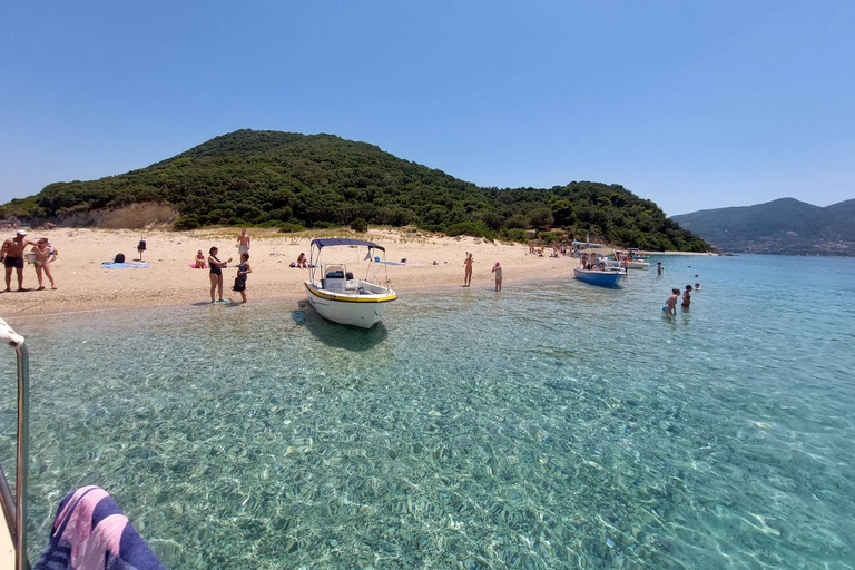 Zakynthos Kreuzfahrt bei Sonnenuntergang nach Myzithres mit Wein