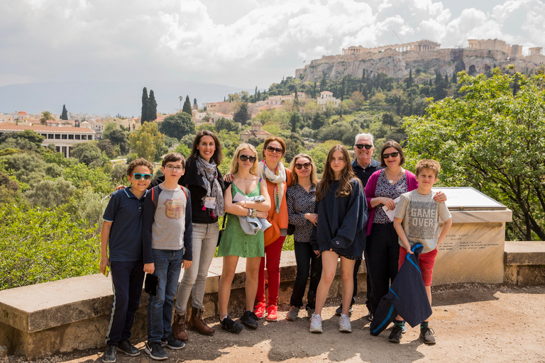 Atenas: Recorrido Mitológico para FamiliasAtenas: Visita mitológica para familias en francés