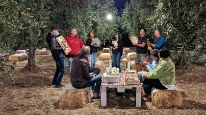 Santa Maria Imbaro: La Vinarte Picknick im Mondschein