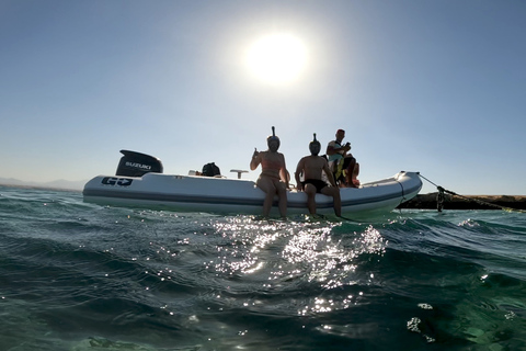 Hurghada: Tour di 3 isole con avvistamento di delfini e snorkelingTour di un giorno intero di gruppo