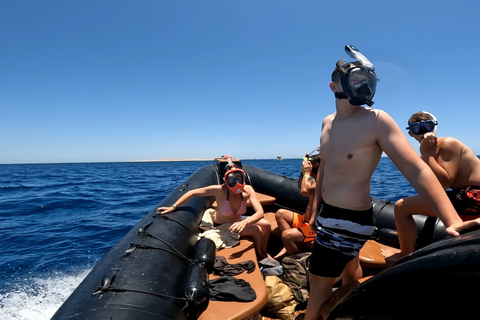 Hurghada: speedboot 7-in-1 reis met snorkelen en lunchPrivé rondleiding