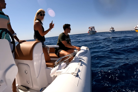 Hurghada: speedboot 7-in-1 reis met snorkelen en lunchGroepsreis