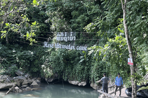 Vang Vieng: Zipline&Cave Tubing&Trekking&Blue Lagoon