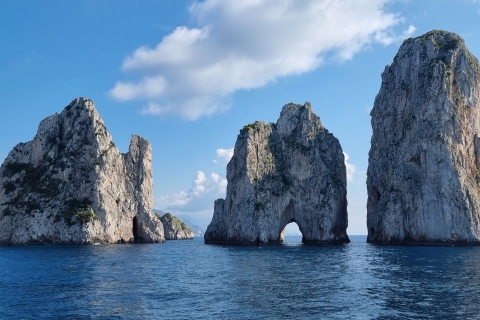 Desde Sorrento: Excursión Privada en Barco de Día Completo por Capri con Bebidas