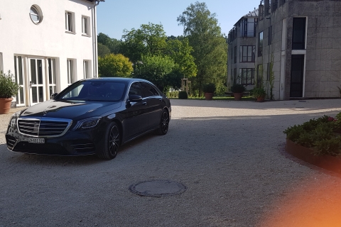 Private Transfer from Zurich Airport to Zurich City Mercedes S 450 Extra Long