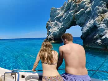 Skiathos: Private Lalaria Beach and Caves Speedboat Tour