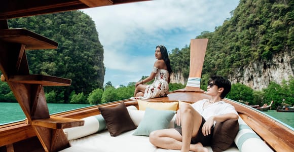 Krabi: Private Luxury Longtail Boat Island Hopping Tour