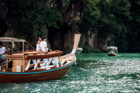 Krabi: Private Luxury Longtail Boat Island Hopping TourPrivate Luxury Longtail Boat Tour - Hong Island-hele dag