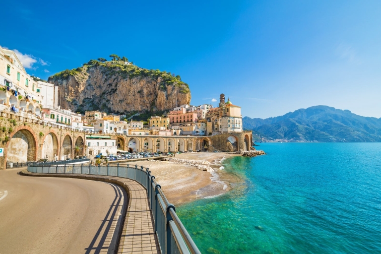 From Rome: transfer to Amalfi Coast with Pomepeii stop From Rome: transfer to Positano with Pompeii stop