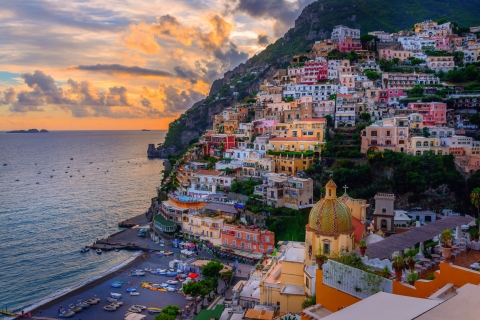 From Rome: transfer to Amalfi Coast with Pomepeii stop From Rome: transfer to Positano with Pompeii stop