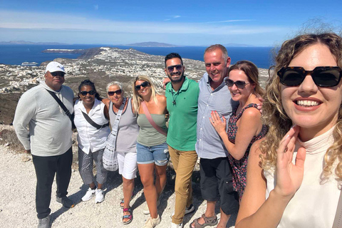 Santorini: eilandtour met wijnproeverij