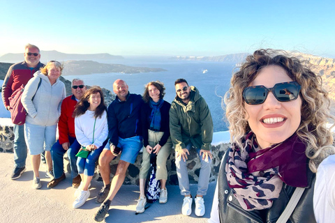 Santorini: Island Tour with Wine Tasting