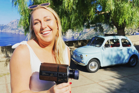 Positano/Praiano : visite privée de l&#039;emblématique Fiat 500 sur la côte amalfitaine