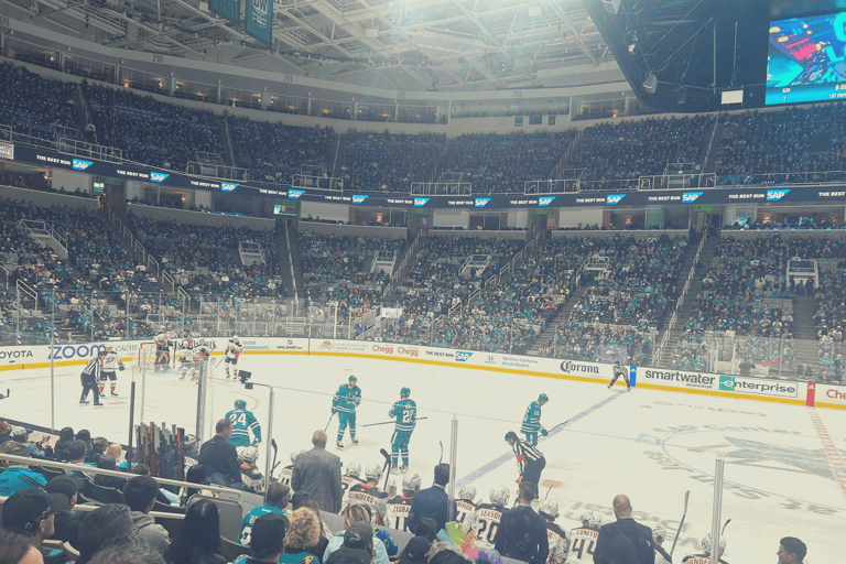 San Jose: San Jose Sharks Ice Hockey Game Ticket Lower Sideline