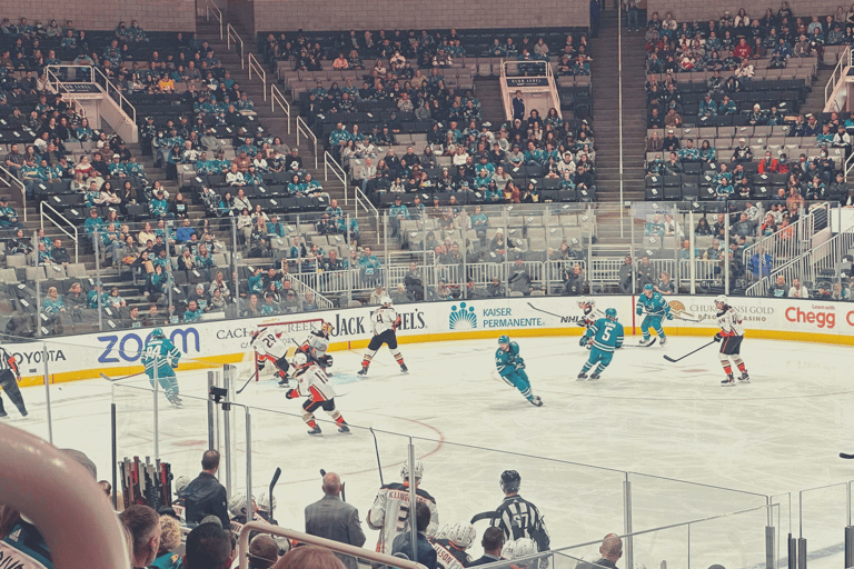 San Jose: San Jose Sharks Ice Hockey Game Ticket Lower Sideline