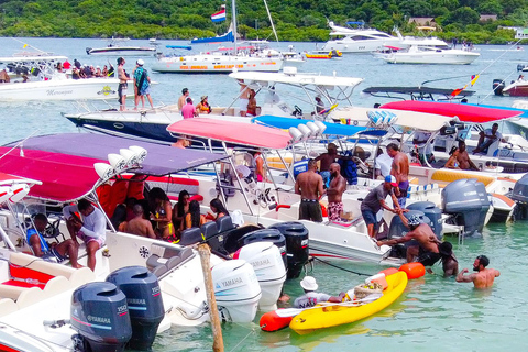 Cartagena: 1-dniowa wycieczka łodzią na 4 wyspy i karaibski lunch