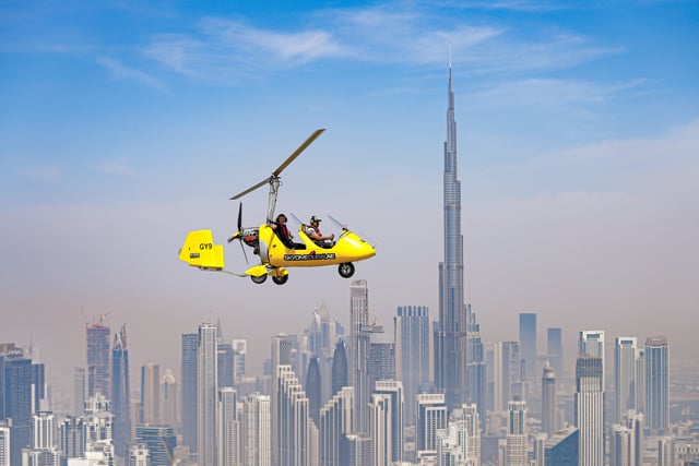 Dubai: Gyrocopter Introductory Flight