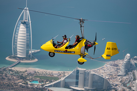 Dubai: introductievlucht gyrocopter