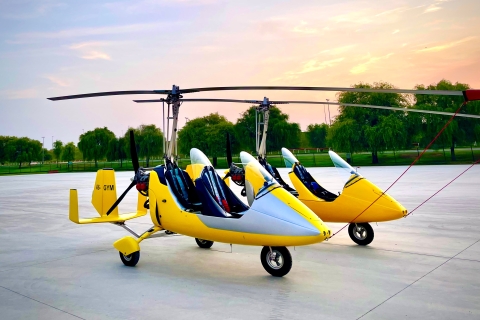 Dubai: introductievlucht gyrocopter
