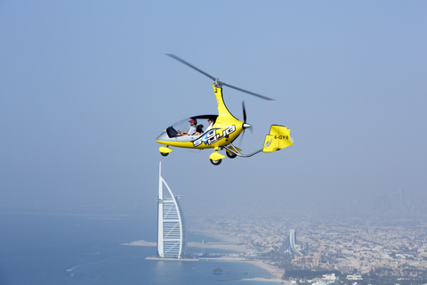 Dubai: introductievlucht gyrocopter