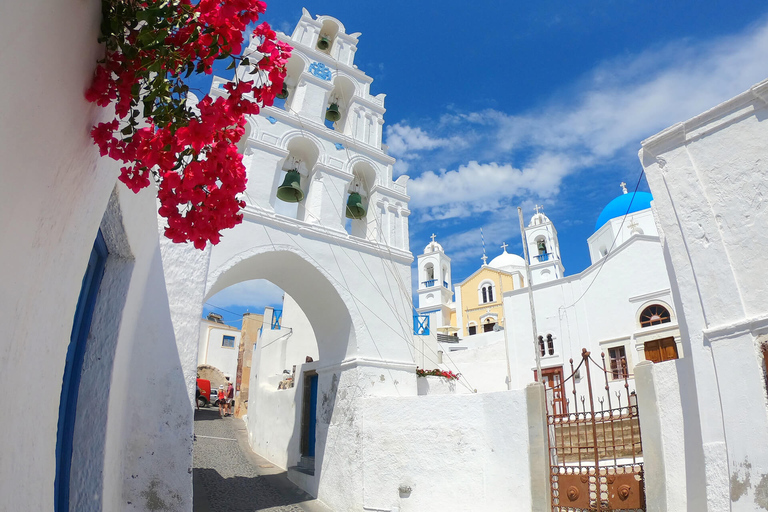 Santorini in a private full-day tour, wine tasting includedSantorini: Private Full-Day Sightseeing Tour( 6-8 hours )