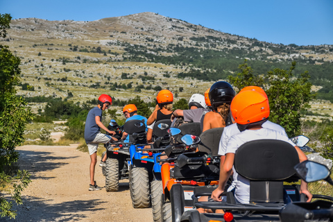 Vanuit Split: ATV Quad bergtocht met picknickTandemtocht met transfer vanuit Split