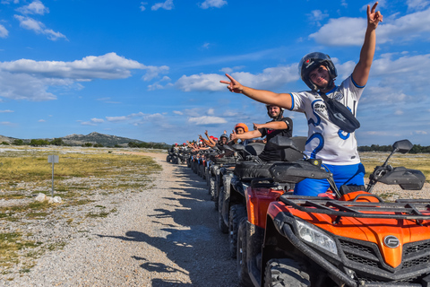 Vanuit Split: ATV Quad bergtocht met picknickTandemtocht met transfer vanuit Split