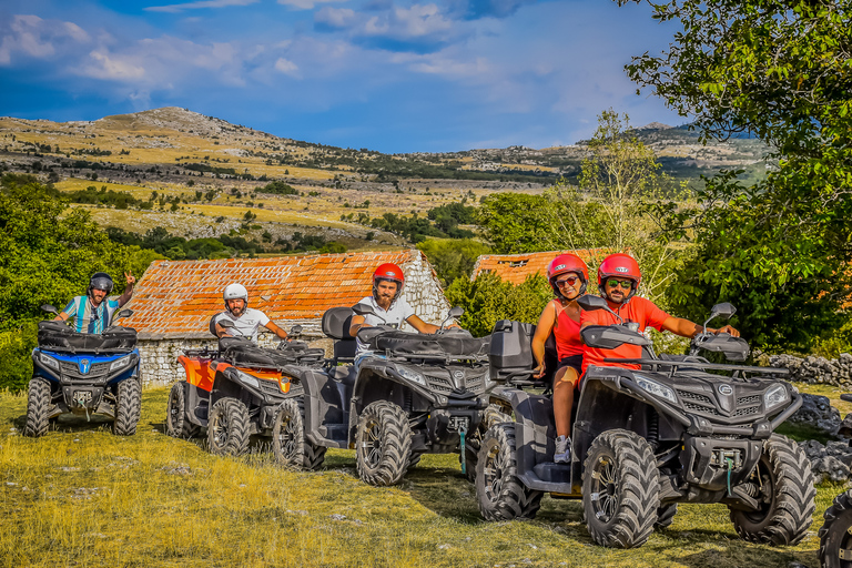 Vanuit Split: ATV Quad bergtocht met picknickTandemtocht met transfer vanuit Split