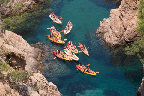 Depuis Barcelone : kayak et snorkeling sur la Costa Brava