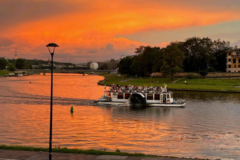 Krakow: 1 timmes kvällskryssning på floden Vistula