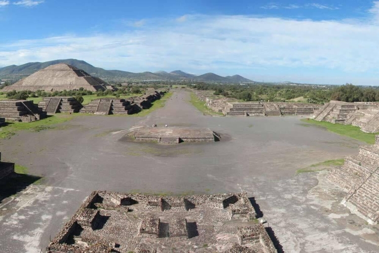 Vanuit Mexico-Stad: Teotihuacan-piramides en Guadalupe-schrijn