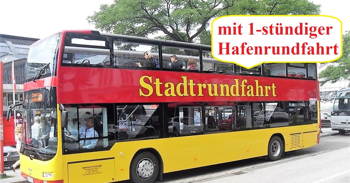 Hop-On/Hop-Off Stadtrundfahrt inkl. 1 Std Hafenrundfahrt | GetYourGuide