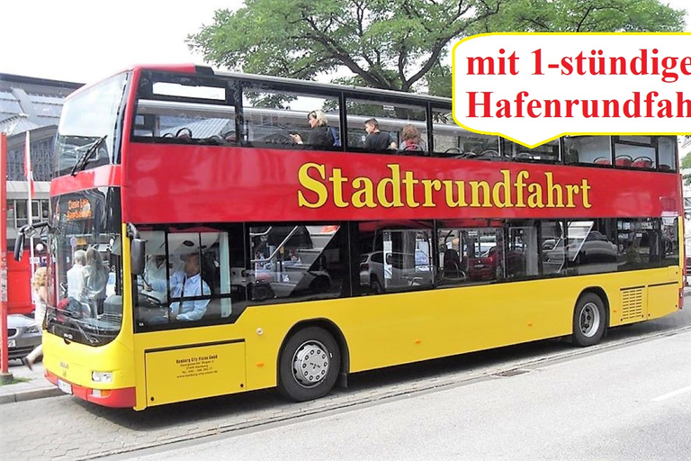 Hop-On/Hop-Off Stadtrundfahrt incluído. 1 Std HafenrundfahrtHop on/Hop off Stadtrundfahrt + 1-stündige Hafenrundfahrt