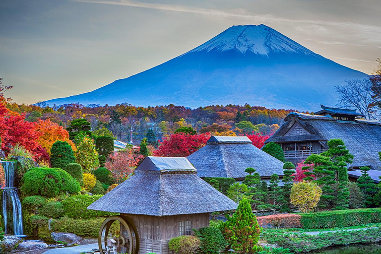 Mt.Fuji, Arakura Sengen Park, Oishino hakkai, Kawaguchico TripOdbiór z dworca w Tokio o 8:00 rano