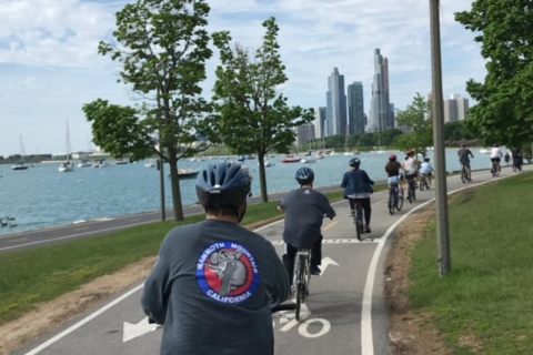 Recorrido en bicicleta por los grandes éxitos de ChicagoTour en grupo