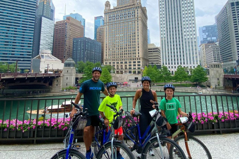 Chicago: Downtown Family Food Tour per fiets met SightseeingStandaard rondleiding