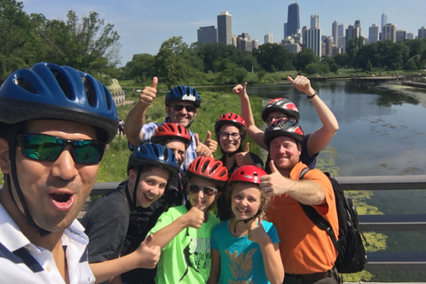 Chicago: Downtown Family Food Tour med cykel och sightseeingStandardtur