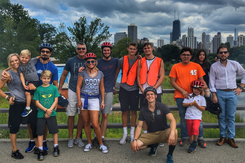 Chicago: Downtown Family Food Tour per fiets met SightseeingStandaard rondleiding