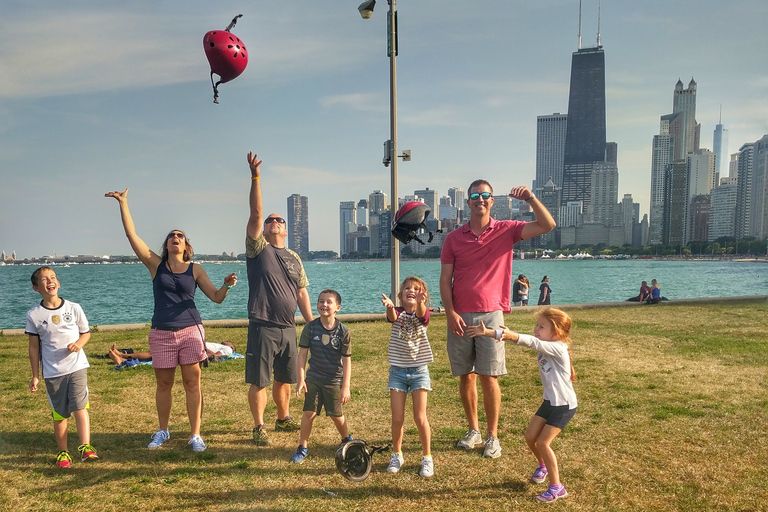 Chicago: Downtown Family Food Tour per fiets met SightseeingStandaard rondleiding