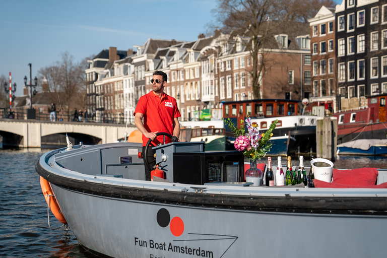 Amsterdam: Prywatny luksusowy rejs z napojami i Silent Disco