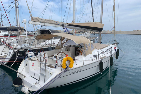 Rhodos: zeiltocht naar de baai van Kallithea Thermes