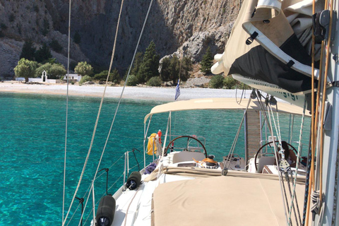 Rhodes: excursion en voilier à la baie des thermes de Kallithea